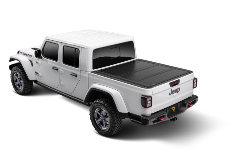 UnderCover 2020 Jeep Gladiator 5ft Ultra Flex Bed Cover - Matte Black Finish Undercover Bed Covers - Folding  AXOPROS
