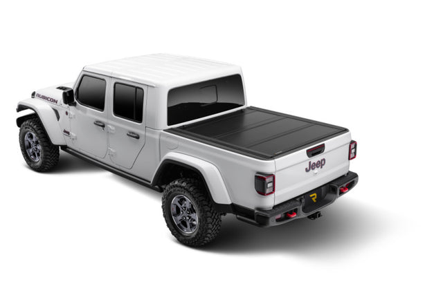 UnderCover 2020 Jeep Gladiator 5ft Ultra Flex Bed Cover - Matte Black Finish Undercover Bed Covers - Folding  AXOPROS