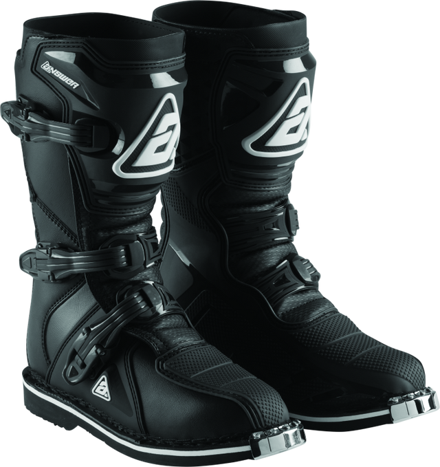 Answer AR1 Boot Black Youth - 4 Answer Motorcycle Boots  AXOPROS