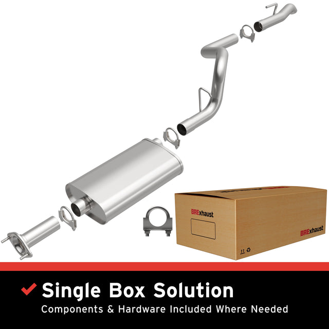 BRExhaust 1996-2001 Jeep Cherokee Direct-Fit Replacement Exhaust System BRExhaust Exhaust System Kit  AXOPROS