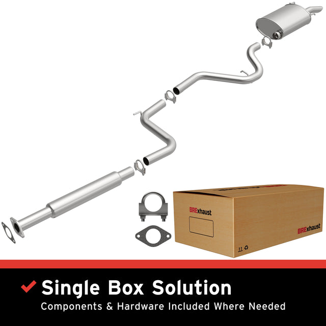 BRExhaust 2000-2002 Chevrolet Direct-Fit Replacement Exhaust System BRExhaust Exhaust System Kit  AXOPROS