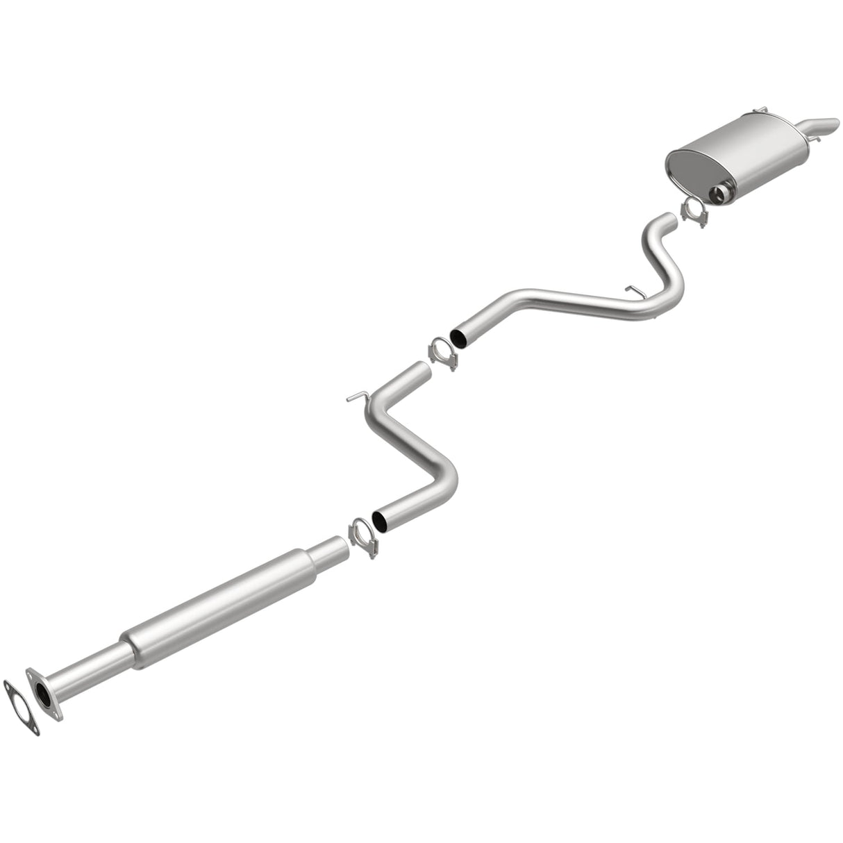 BRExhaust 2000-2002 Chevrolet Direct-Fit Replacement Exhaust System BRExhaust Exhaust System Kit  AXOPROS