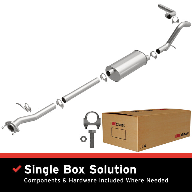 BRExhaust Direct-Fit Replacement Exhaust System 106-0011 BRExhaust Exhaust System Kit  AXOPROS