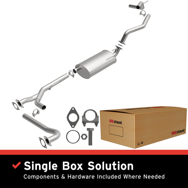 BRExhaust 2004-2006 INFINITI QX56 5.6L Direct-Fit Replacement Exhaust System BRExhaust Exhaust System Kit  AXOPROS