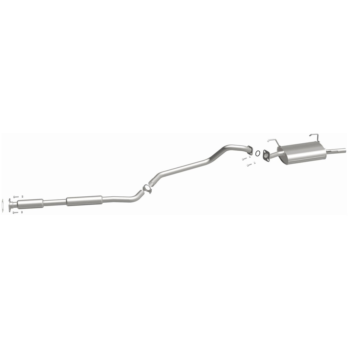 BRExhaust 2000-2001 Nissan Sentra 1.8L Direct-Fit Replacement Exhaust System BRExhaust Exhaust System Kit  AXOPROS
