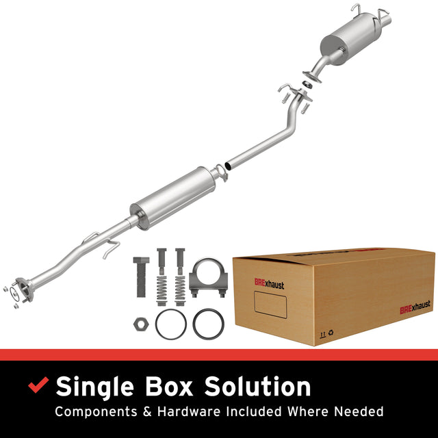 BRExhaust 2007-2009 Honda CR-V 2.4L Direct-Fit Replacement Exhaust System BRExhaust Exhaust System Kit  AXOPROS
