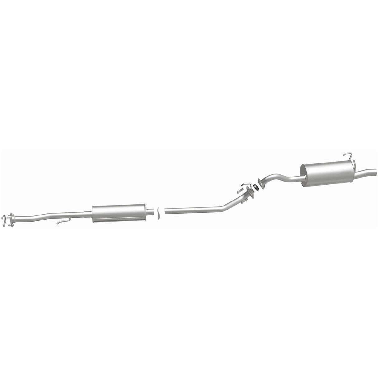 BRExhaust 2007-2009 Honda CR-V 2.4L Direct-Fit Replacement Exhaust System BRExhaust Exhaust System Kit  AXOPROS