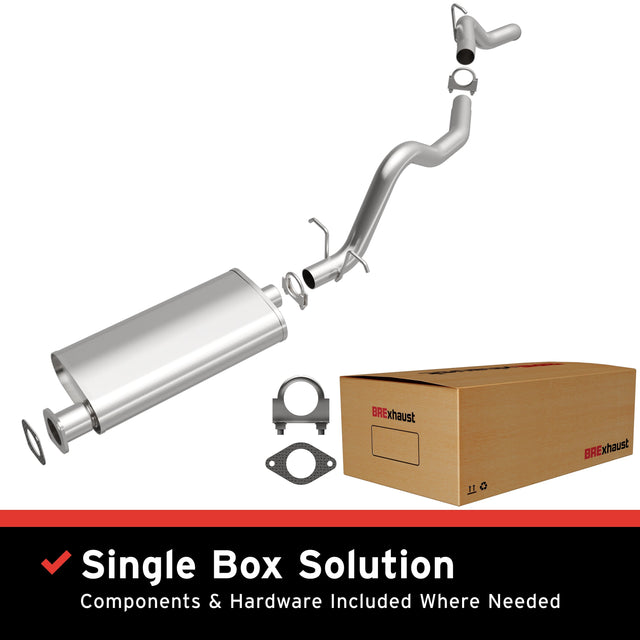 BRExhaust Direct-Fit Replacement Exhaust System 106-0091 BRExhaust Exhaust System Kit  AXOPROS