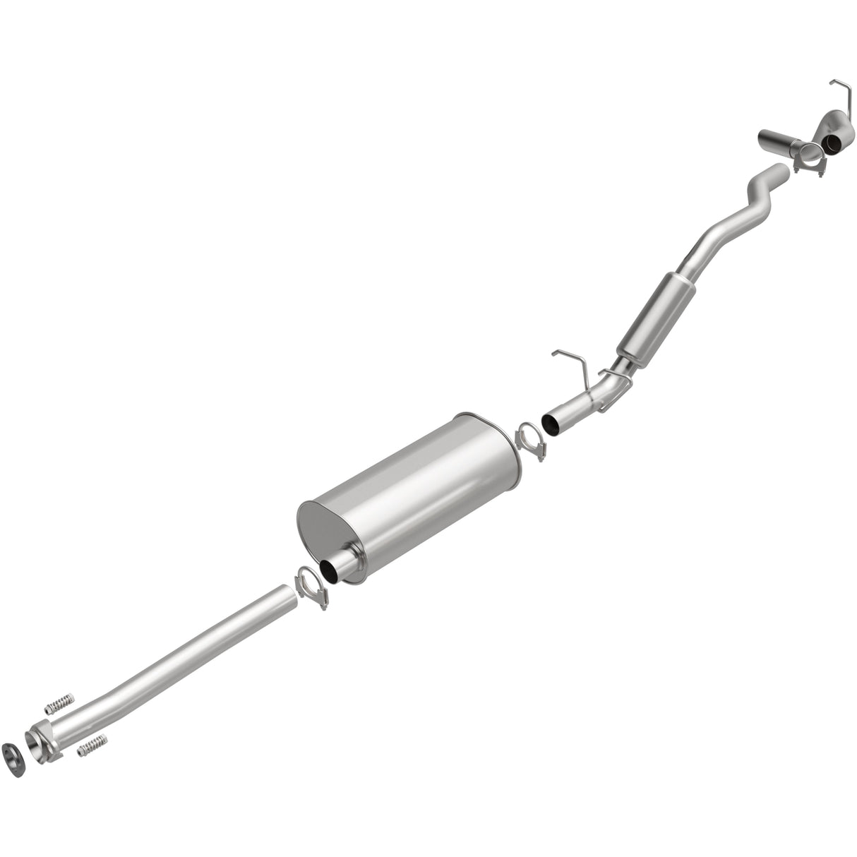 BRExhaust 2001-2005 Ford Explorer Sport Trac 4.0L Direct-Fit Replacement Exhaust System BRExhaust Exhaust System Kit  AXOPROS