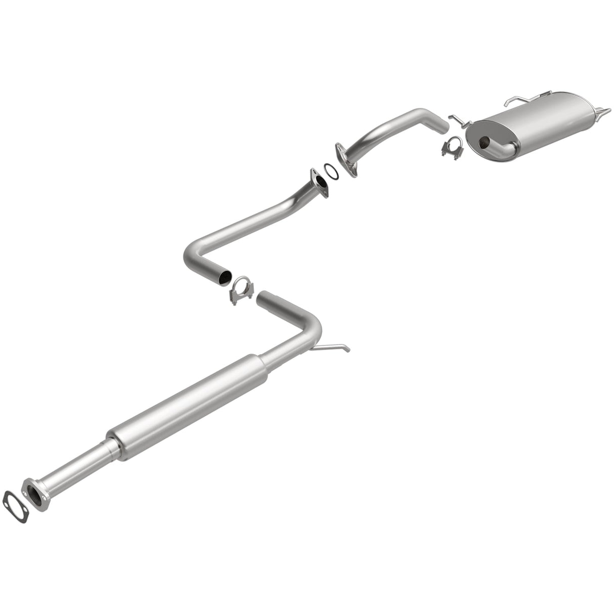BRExhaust Direct-Fit Replacement Exhaust System 106-0123 BRExhaust Exhaust System Kit  AXOPROS