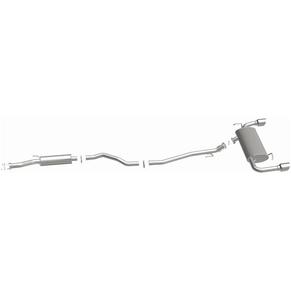 BRExhaust 2009-2014 Nissan Murano 3.5L Direct-Fit Replacement Exhaust System BRExhaust Exhaust System Kit  AXOPROS