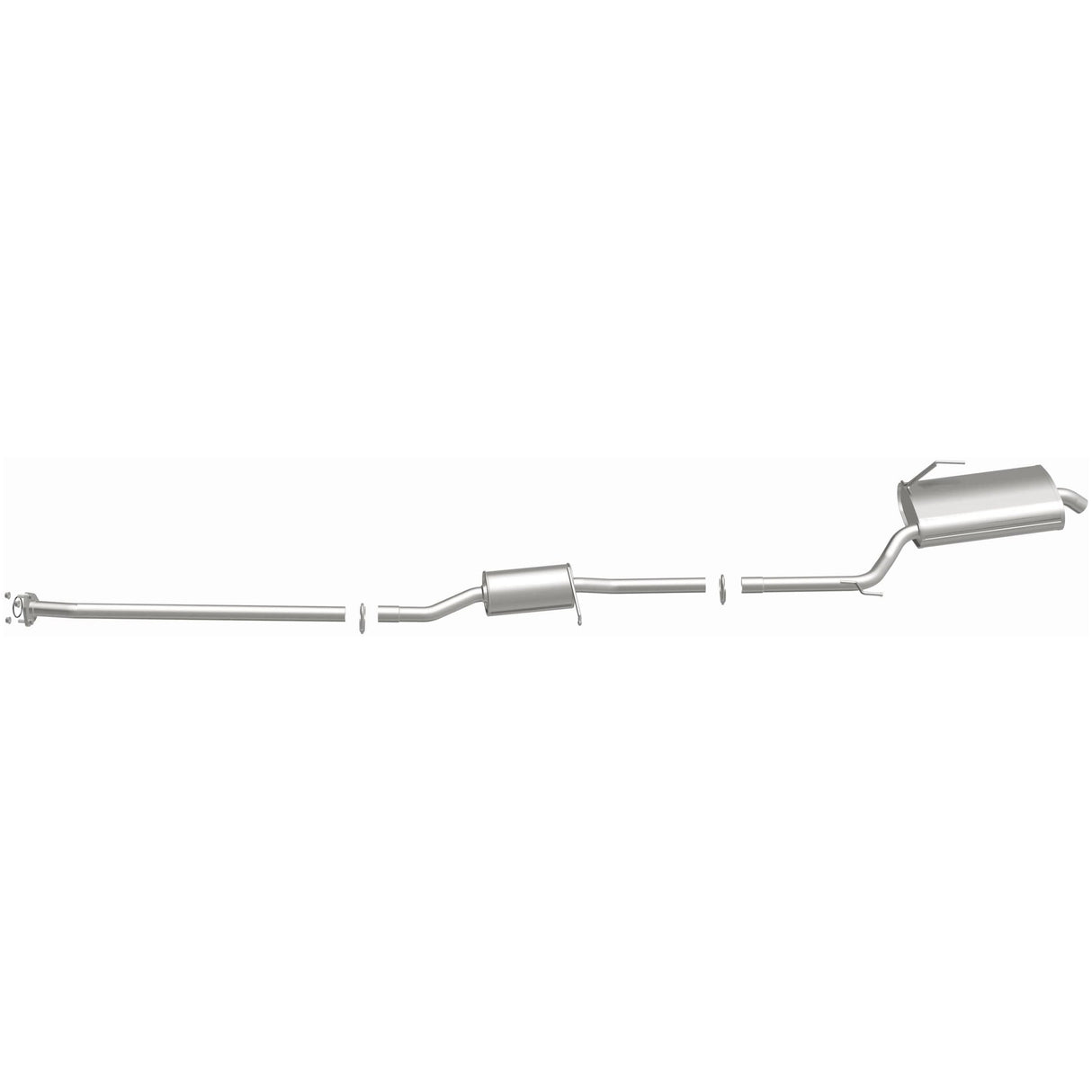 BRExhaust 2003-2007 Honda Accord 2.4L Direct-Fit Replacement Exhaust System BRExhaust Exhaust System Kit  AXOPROS