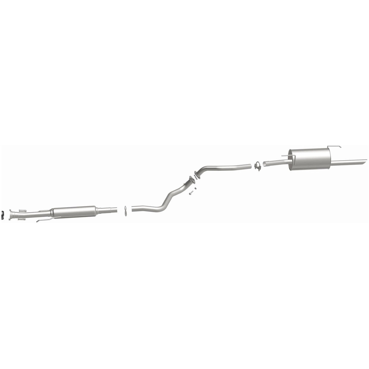 BRExhaust 2012-2017 Nissan Versa 1.6L Direct-Fit Replacement Exhaust System BRExhaust Exhaust System Kit  AXOPROS