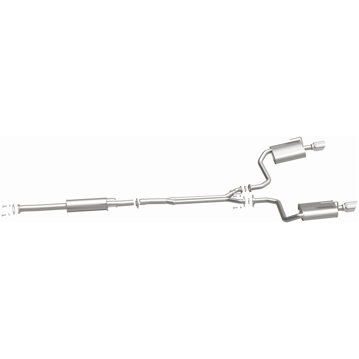 BRExhaust 2009-2017 Nissan Maxima 3.5L Direct-Fit Replacement Exhaust System BRExhaust Exhaust System Kit  AXOPROS