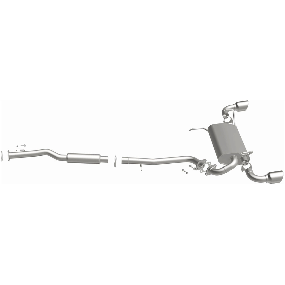 BRExhaust 2003-2007 INFINITI G35 3.5L Direct-Fit Replacement Exhaust System BRExhaust Exhaust System Kit  AXOPROS