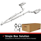 BRExhaust 2006-2008 INFINITI M35 3.5L Direct-Fit Replacement Exhaust System BRExhaust Exhaust System Kit  AXOPROS