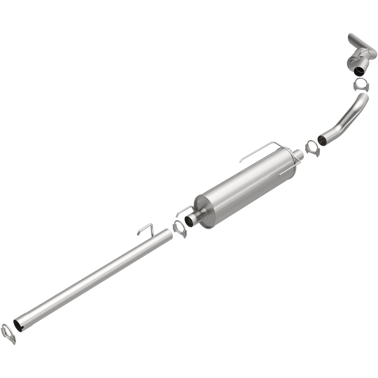 BRExhaust 2004-2005 Dodge Ram 1500 5.7L Direct-Fit Replacement Exhaust System BRExhaust Exhaust System Kit  AXOPROS