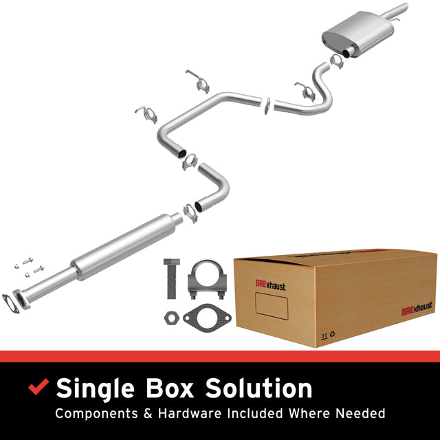 BRExhaust Direct-Fit Replacement Exhaust System 106-0199 BRExhaust Exhaust System Kit  AXOPROS
