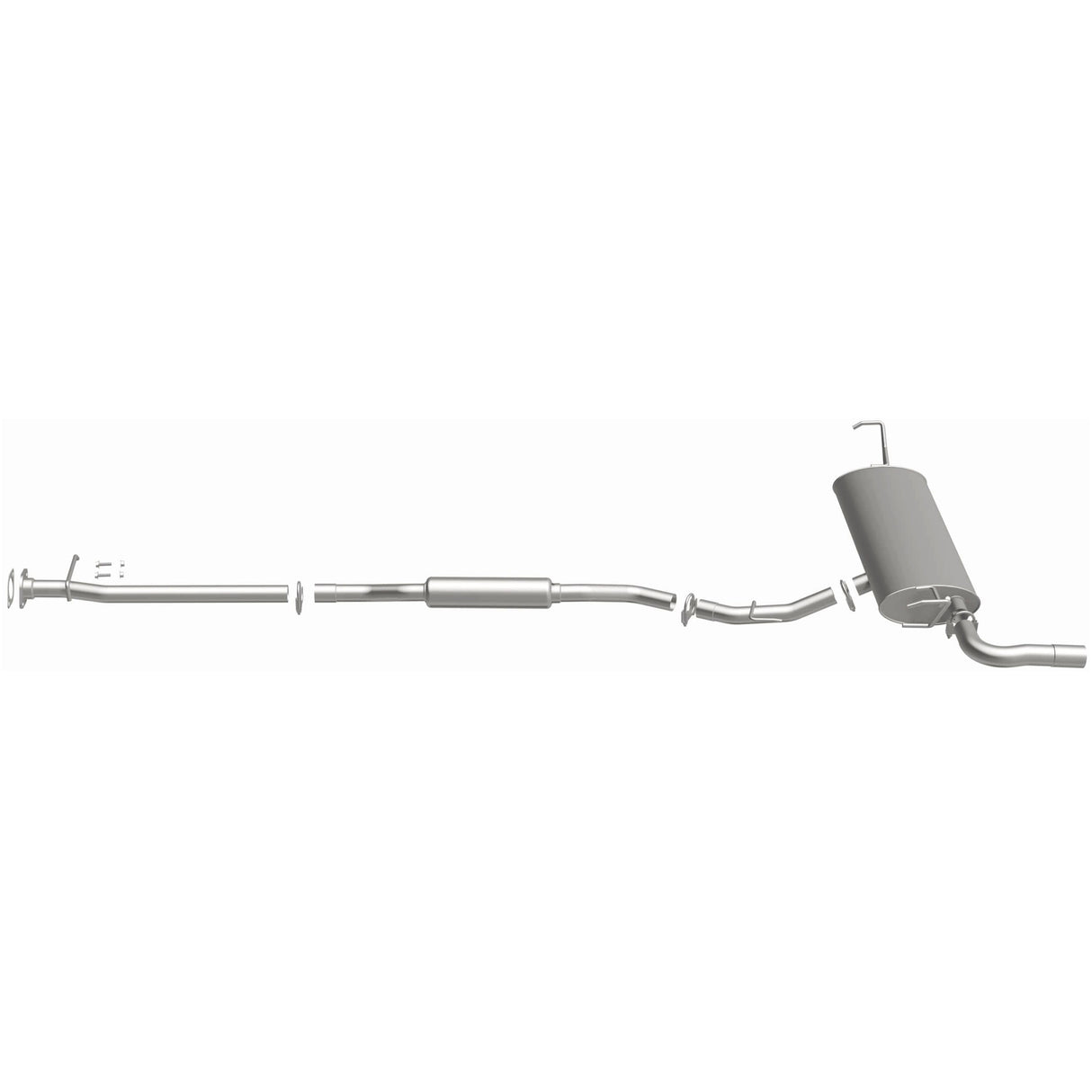 BRExhaust 2008-2010 Nissan Rogue 2.5L Direct-Fit Replacement Exhaust System BRExhaust Exhaust System Kit  AXOPROS