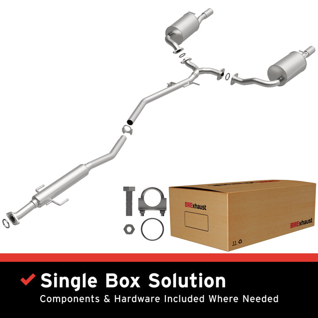 BRExhaust 2003-2008 Mazda 6 2.3L Direct-Fit Replacement Exhaust System BRExhaust Exhaust System Kit  AXOPROS