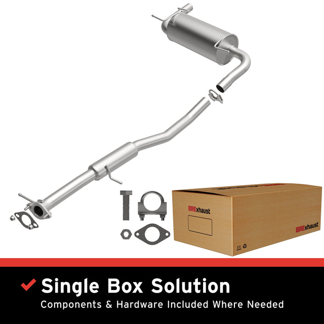 BRExhaust 1990-1995 Mazda Miata Direct-Fit Replacement Exhaust System BRExhaust Exhaust System Kit  AXOPROS