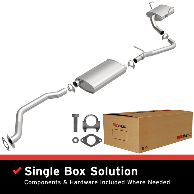 BRExhaust Direct-Fit Replacement Exhaust System 106-0279 BRExhaust Exhaust System Kit  AXOPROS