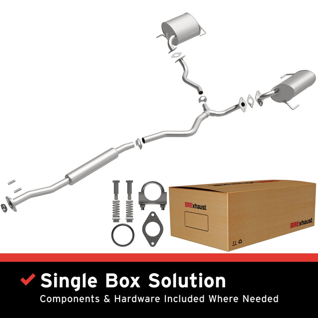 BRExhaust 2005-2005 Subaru Outback 2.5L Direct-Fit Replacement Exhaust System BRExhaust Exhaust System Kit  AXOPROS