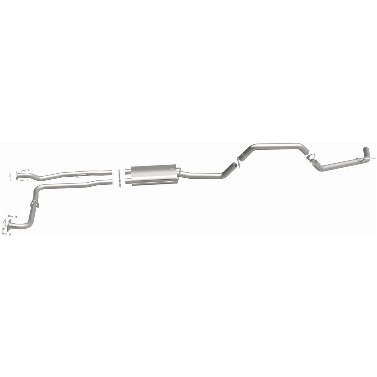 BRExhaust 2012-2017 Nissan Direct-Fit Replacement Exhaust System BRExhaust Exhaust System Kit  AXOPROS