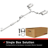 BRExhaust 1999-2003 Acura Direct-Fit Replacement Exhaust System BRExhaust Exhaust System Kit  AXOPROS