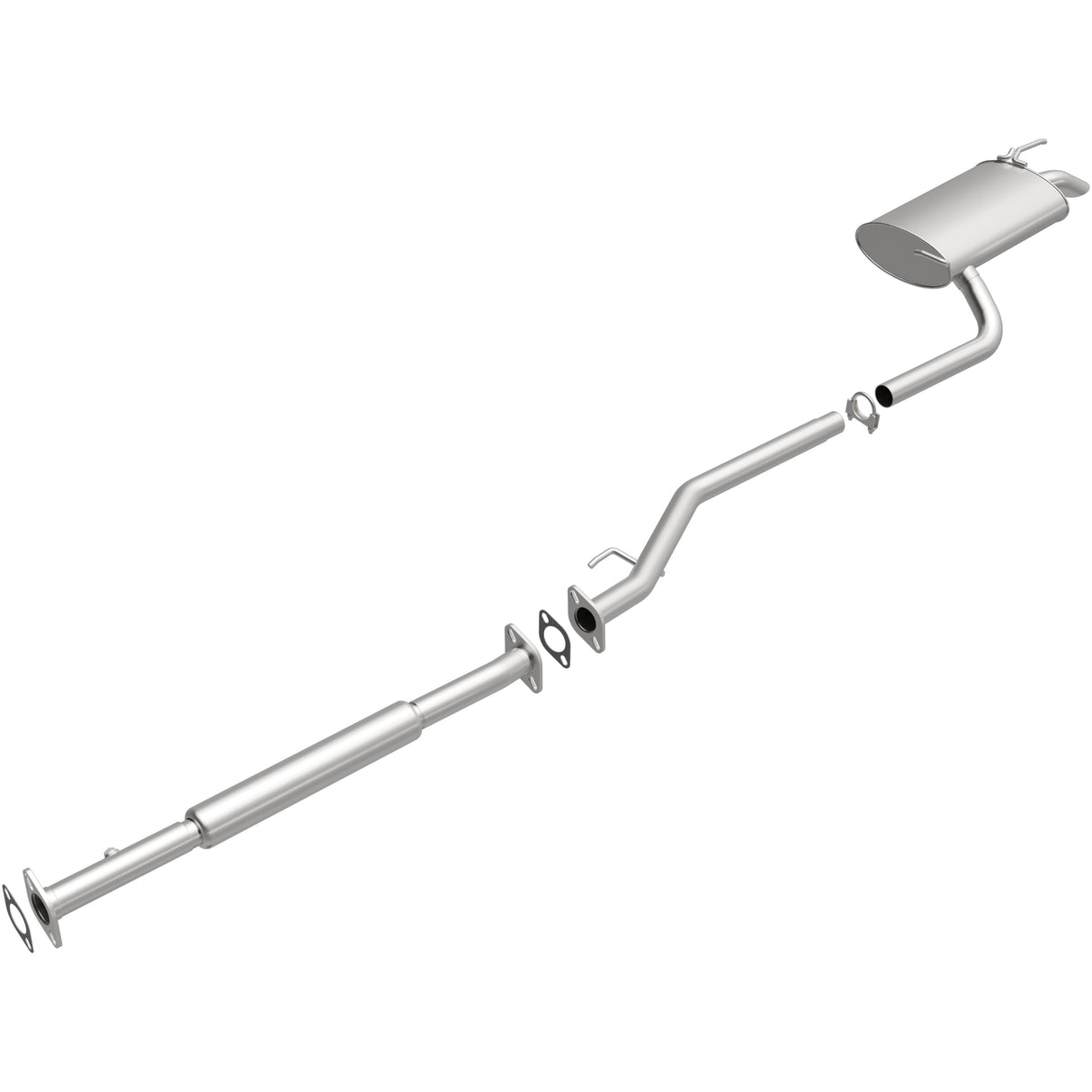 BRExhaust 2002-2005 Hyundai Sonata 2.7L Direct-Fit Replacement Exhaust System BRExhaust Exhaust System Kit  AXOPROS
