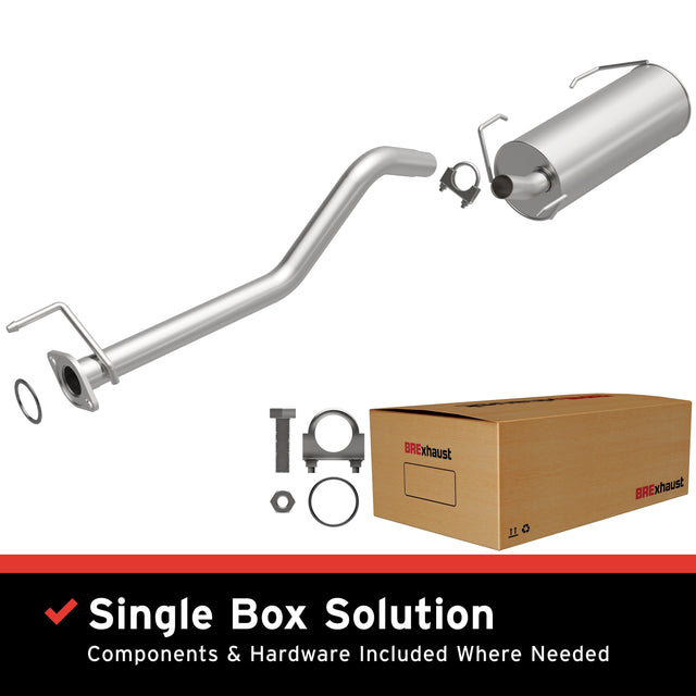 BRExhaust 1991-1995 Toyota Previa 2.4L Direct-Fit Replacement Exhaust System BRExhaust Exhaust System Kit  AXOPROS