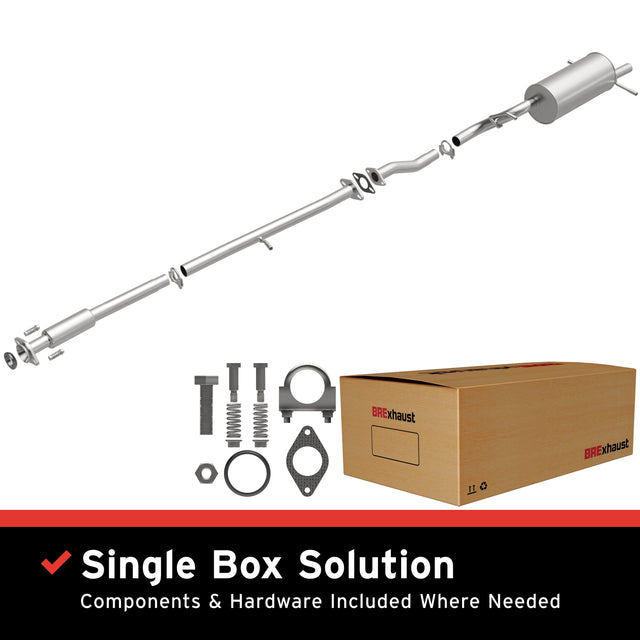 BRExhaust 1995-1999 Subaru Legacy 2.2L Direct-Fit Replacement Exhaust System BRExhaust Exhaust System Kit  AXOPROS