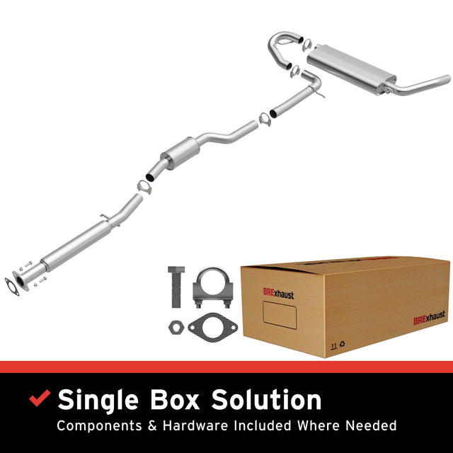 BRExhaust 2004-2007 Saturn Vue 3.5L Direct-Fit Replacement Exhaust System BRExhaust Exhaust System Kit  AXOPROS