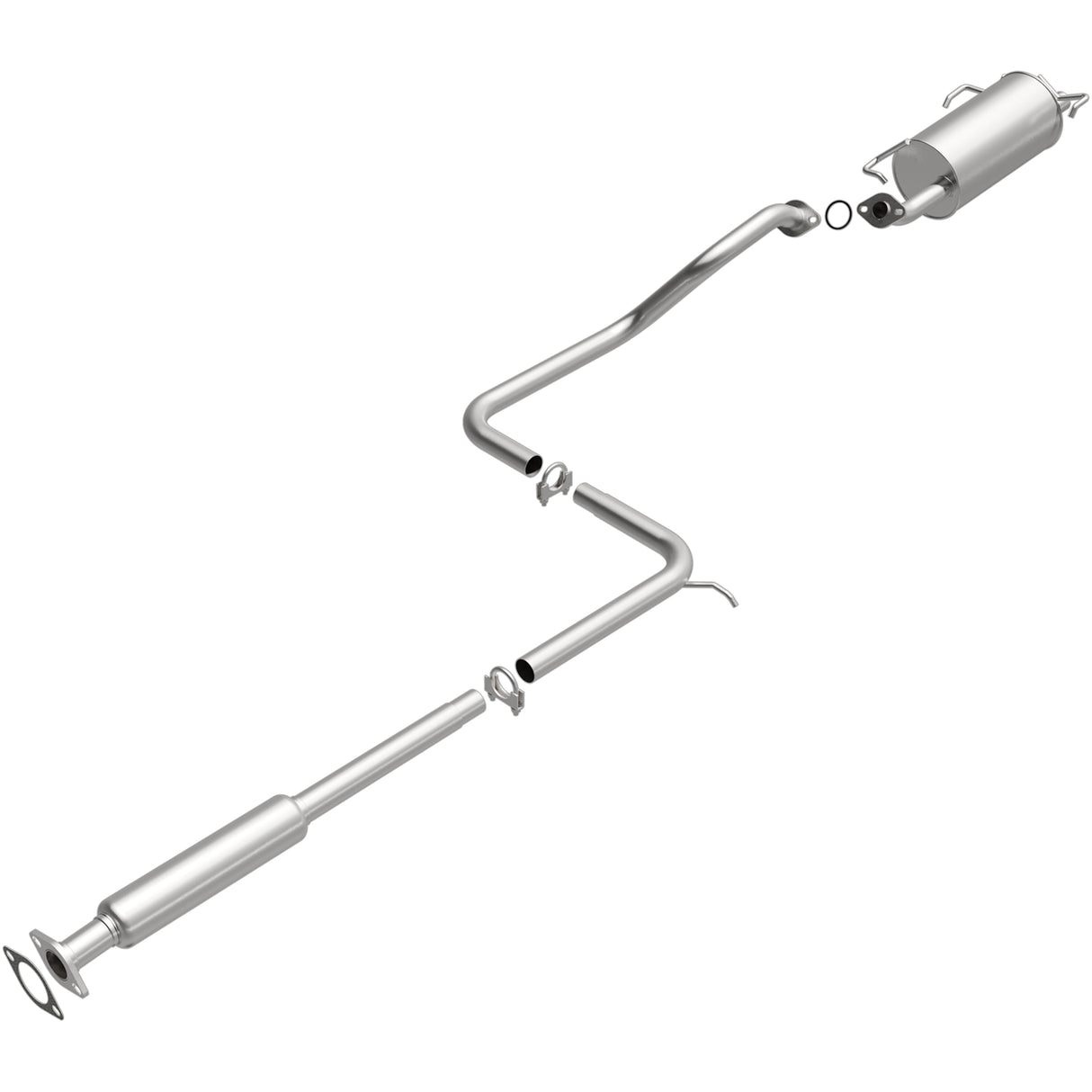 BRExhaust 1995-1999 Nissan Direct-Fit Replacement Exhaust System BRExhaust Exhaust System Kit  AXOPROS