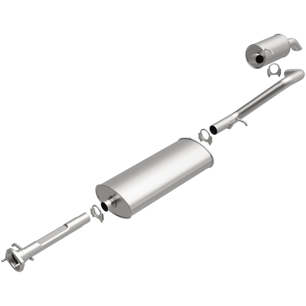 BRExhaust Direct-Fit Replacement Exhaust System 106-0387 BRExhaust Exhaust System Kit  AXOPROS