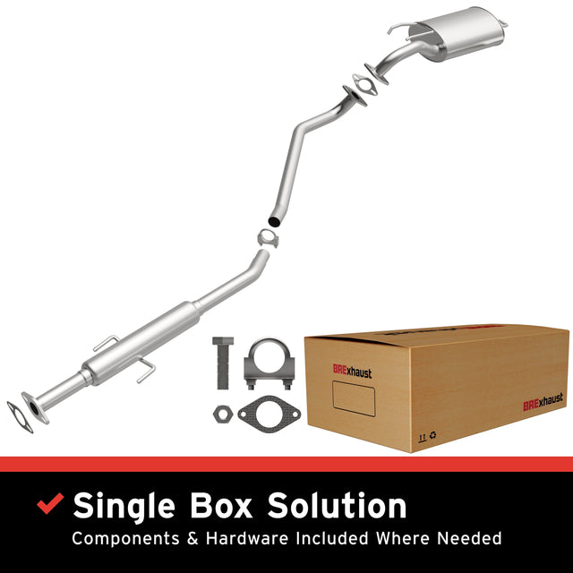 BRExhaust 2001-2006 Hyundai Elantra 2.0L Direct-Fit Replacement Exhaust System BRExhaust Exhaust System Kit  AXOPROS