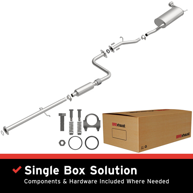 BRExhaust 1994-1997 Honda Accord 2.2L Direct-Fit Replacement Exhaust System BRExhaust Exhaust System Kit  AXOPROS
