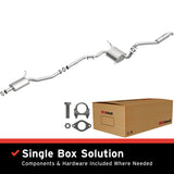 BRExhaust 2002-2005 Kia Sedona 3.5L Direct-Fit Replacement Exhaust System BRExhaust Exhaust System Kit  AXOPROS
