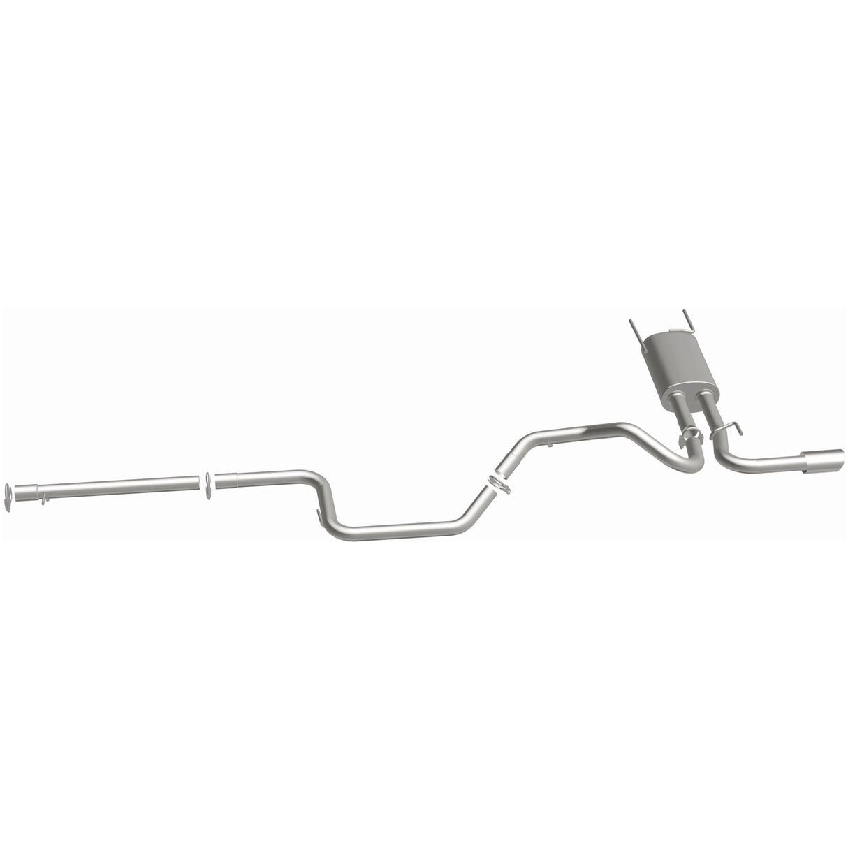 BRExhaust 2010-2013 Mazda 3 2.0L Direct-Fit Replacement Exhaust System BRExhaust Exhaust System Kit  AXOPROS