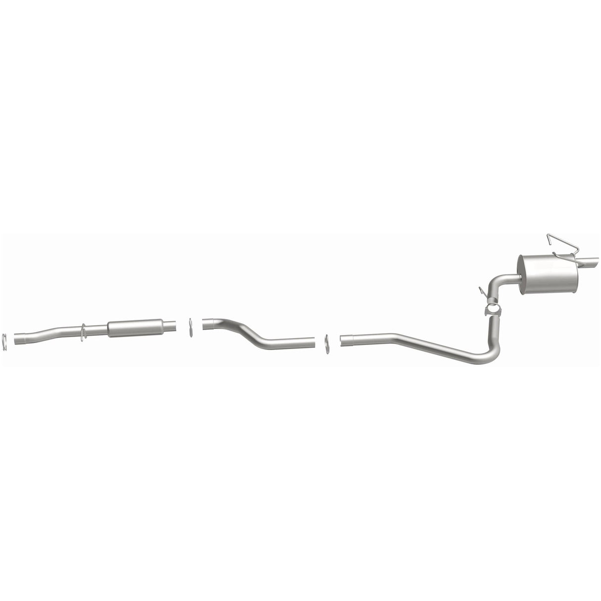 BRExhaust 2009-2018 Dodge Journey 2.4L Direct-Fit Replacement Exhaust System BRExhaust Exhaust System Kit  AXOPROS