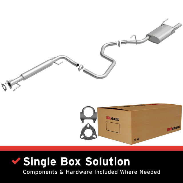 BRExhaust 2001-2004 Saturn Direct-Fit Replacement Exhaust System BRExhaust Exhaust System Kit  AXOPROS