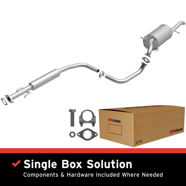 BRExhaust 2009-2011 Chevrolet Aveo 1.6L Direct-Fit Replacement Exhaust System BRExhaust Exhaust System Kit  AXOPROS