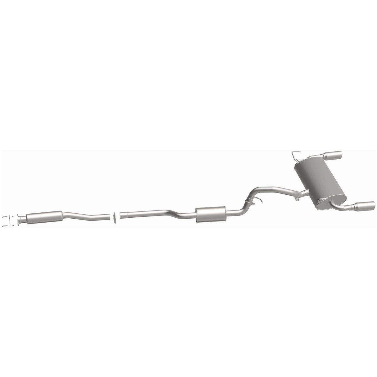 BRExhaust 2013-2018 Ford Escape Direct-Fit Replacement Exhaust System BRExhaust Exhaust System Kit  AXOPROS