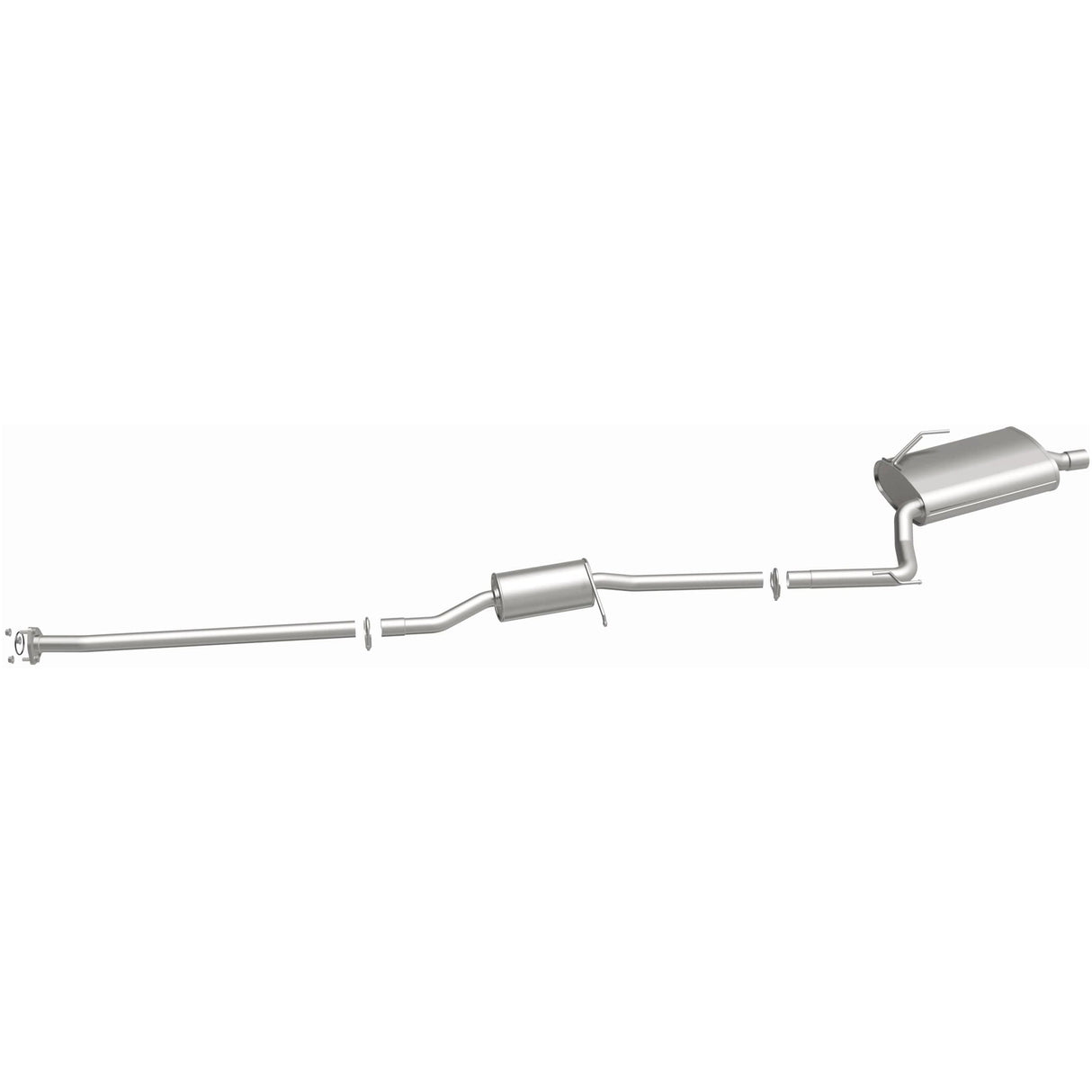 BRExhaust 2003-2007 Honda Accord 2.4L Direct-Fit Replacement Exhaust System BRExhaust Exhaust System Kit  AXOPROS