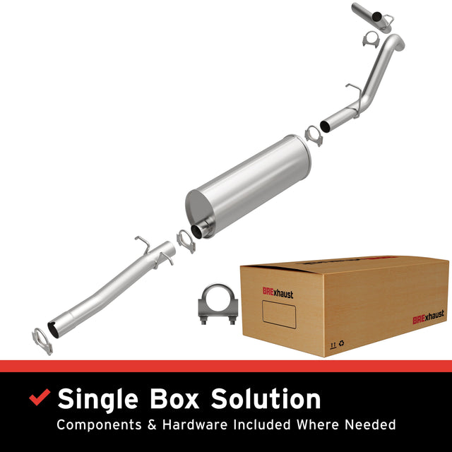 BRExhaust 2000-2003 Dodge Dakota Direct-Fit Replacement Exhaust System BRExhaust Exhaust System Kit  AXOPROS