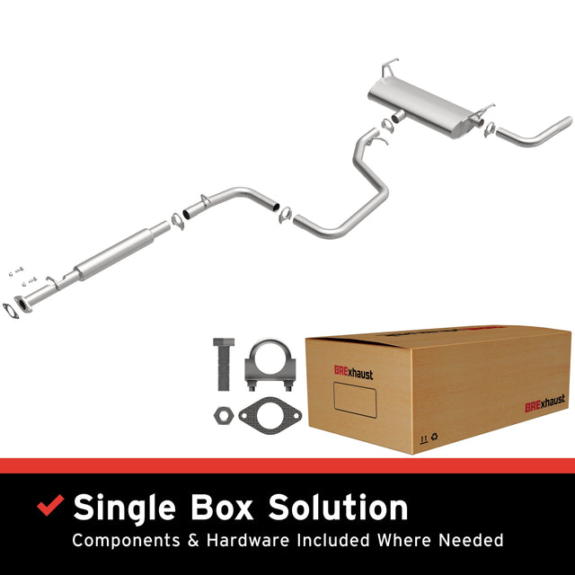 BRExhaust 2005-2007 Pontiac G6 Direct-Fit Replacement Exhaust System BRExhaust Exhaust System Kit  AXOPROS