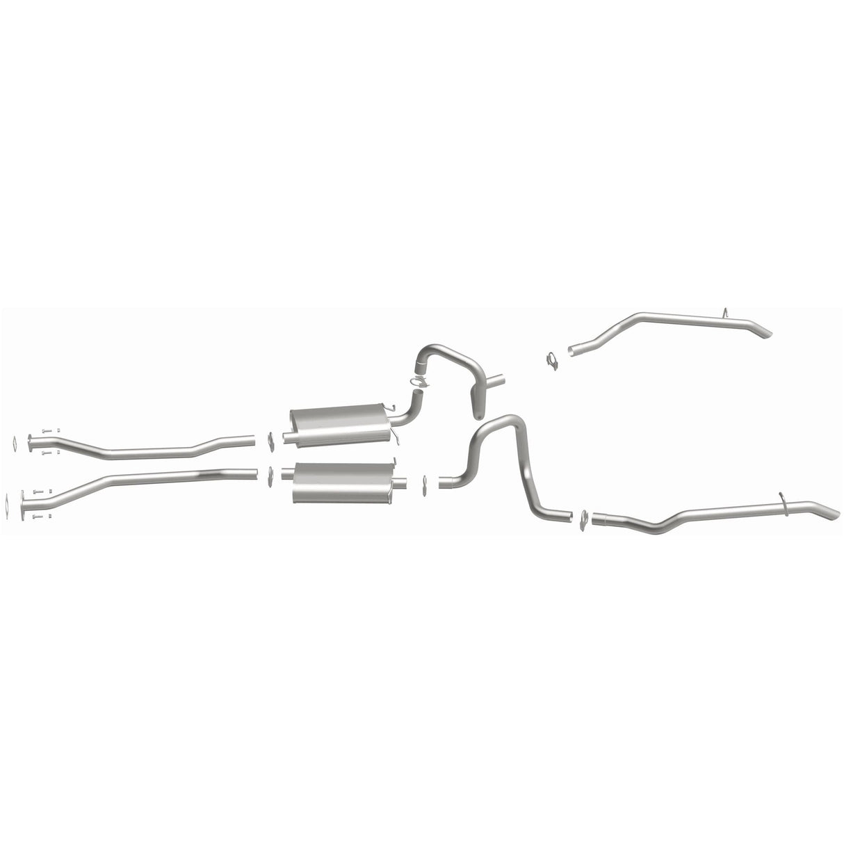BRExhaust Direct-Fit Replacement Exhaust System 106-0634 BRExhaust Exhaust System Kit  AXOPROS