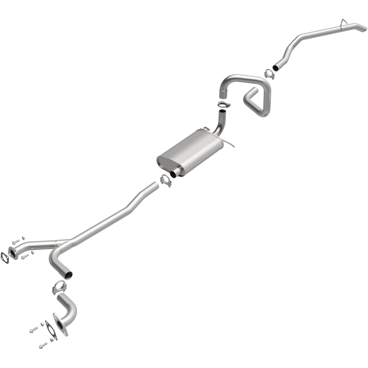 BRExhaust Direct-Fit Replacement Exhaust System 106-0637 BRExhaust Exhaust System Kit  AXOPROS