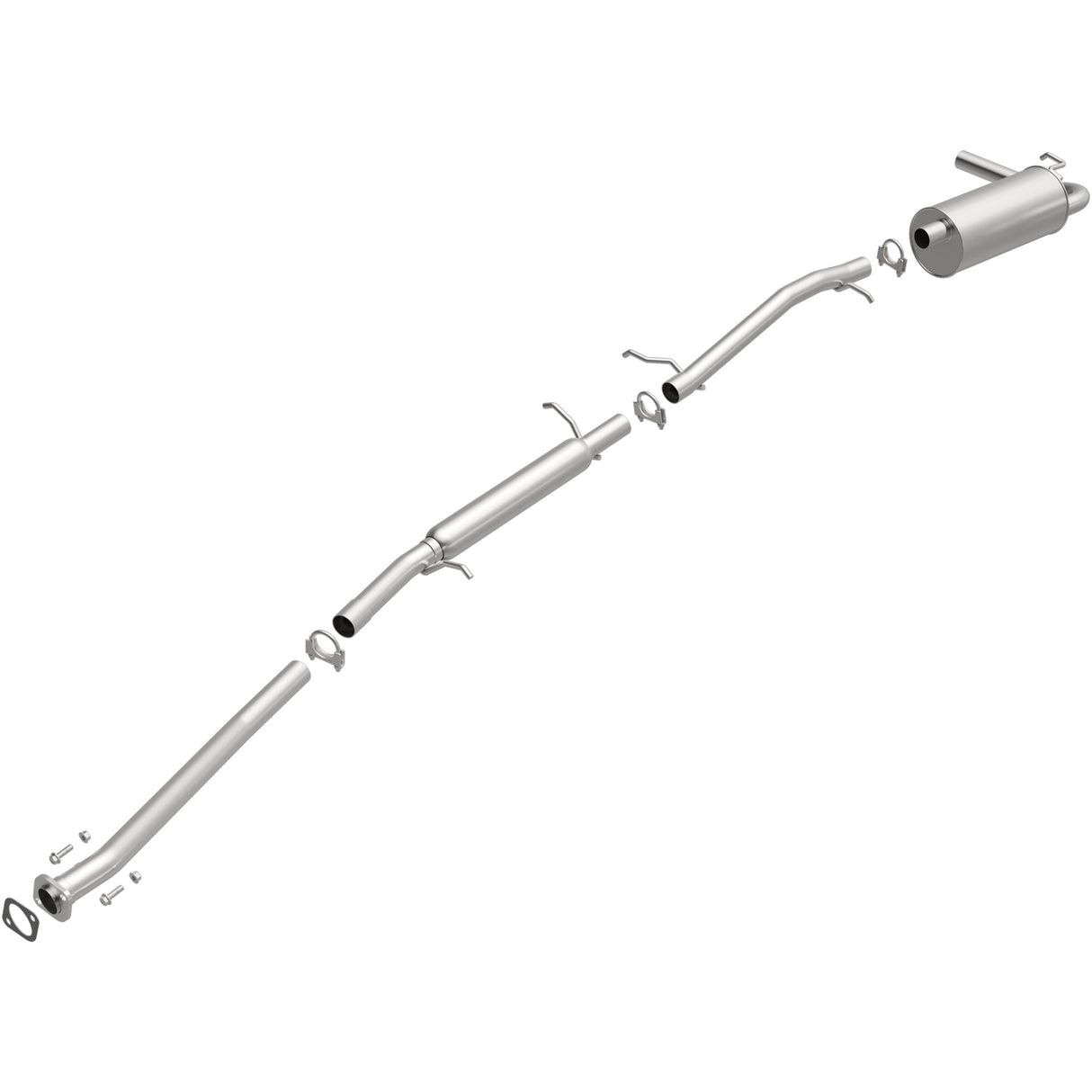 BRExhaust Direct-Fit Replacement Exhaust System 106-0641 BRExhaust Exhaust System Kit  AXOPROS