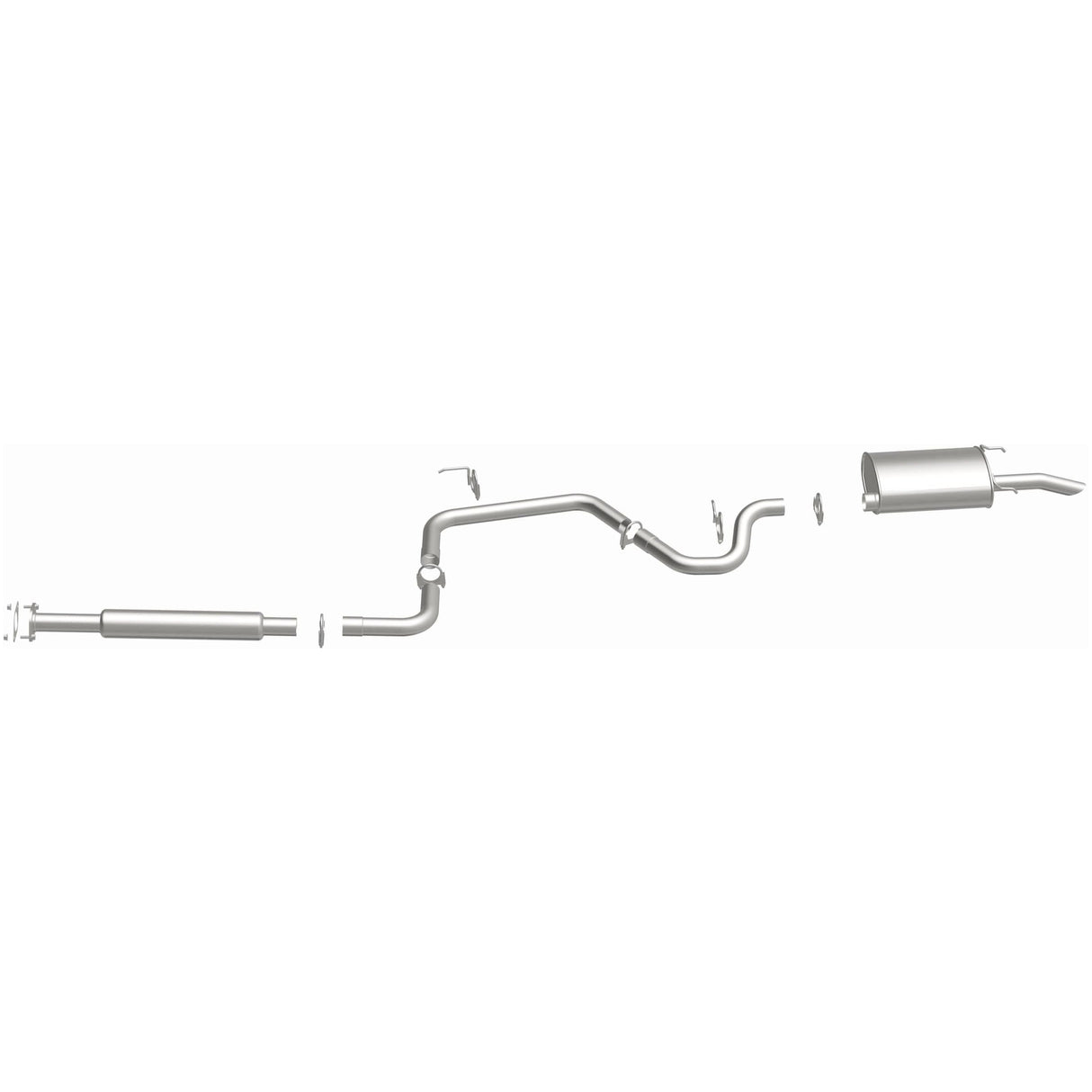 BRExhaust 2000-2005 Chevrolet Direct-Fit Replacement Exhaust System BRExhaust Exhaust System Kit  AXOPROS